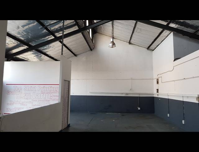 186M² FACTORY TO LET IN BELLVILLE CENTRAL